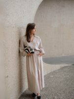 Rosa blouses beige - Afbeelding 3