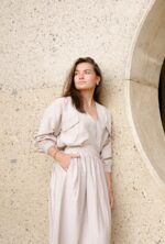 Rosa blouses beige - Afbeelding 7