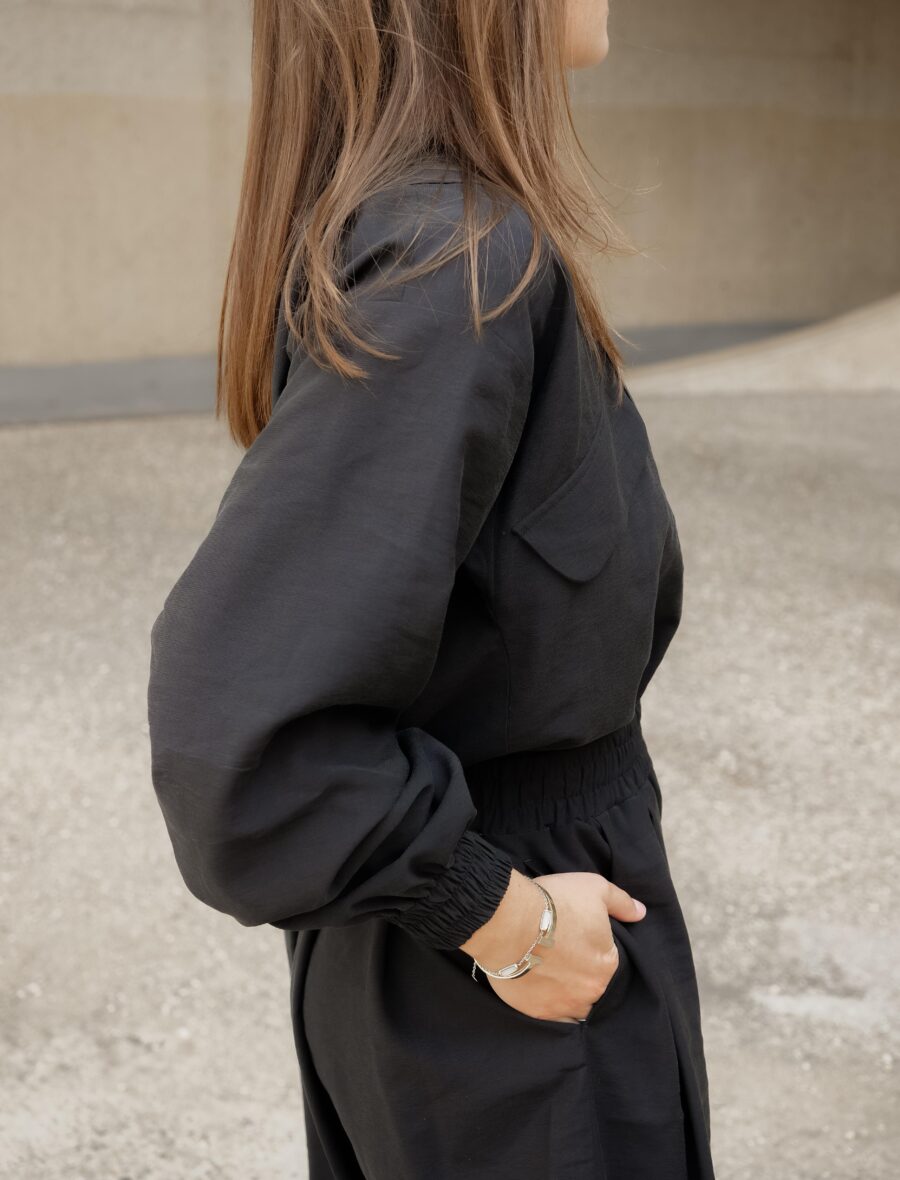 Rosa blouses zwart - Afbeelding 3