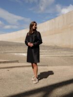 ROMEE satijnen aline jurk - Afbeelding 2