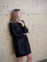 ROMEE satijnen aline jurk - Afbeelding 4