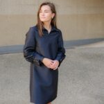 ROMEE satijnen aline jurk