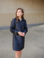 ROMEE satijnen aline jurk