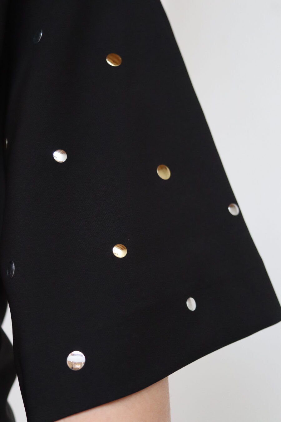 Roza jurk met studs zwart - Afbeelding 5