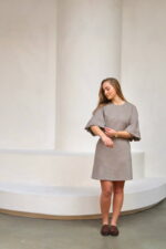 Romy jurk bruin - Afbeelding 4